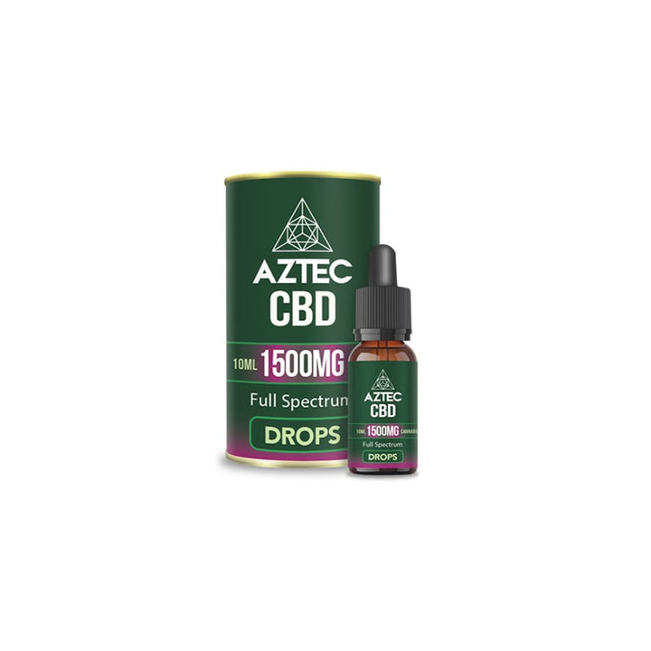 Aztec CBD Full Spectrum Hemp Oil 1500mg CBD 10ml