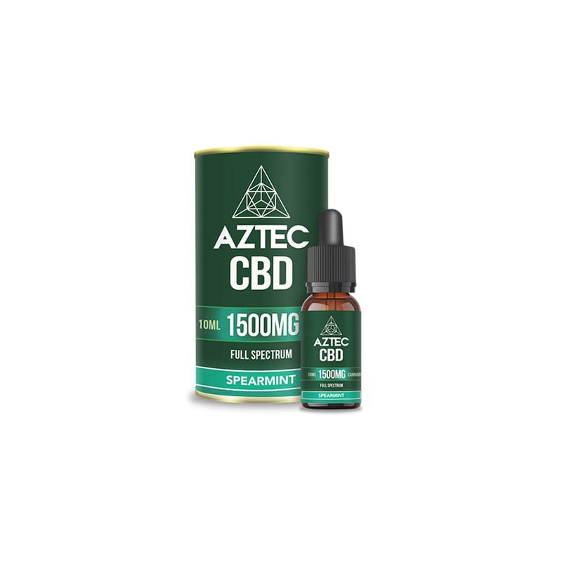 Aztec CBD Full Spectrum Hemp Oil 1500mg CBD 10ml