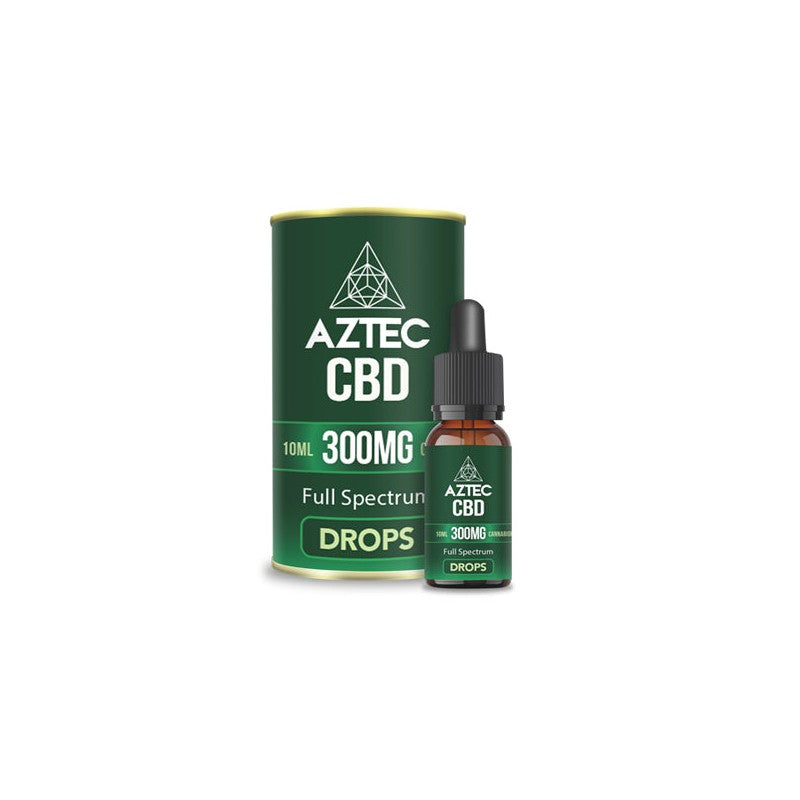 Aztec CBD Full Spectrum Hemp Oil 300mg CBD 10ml