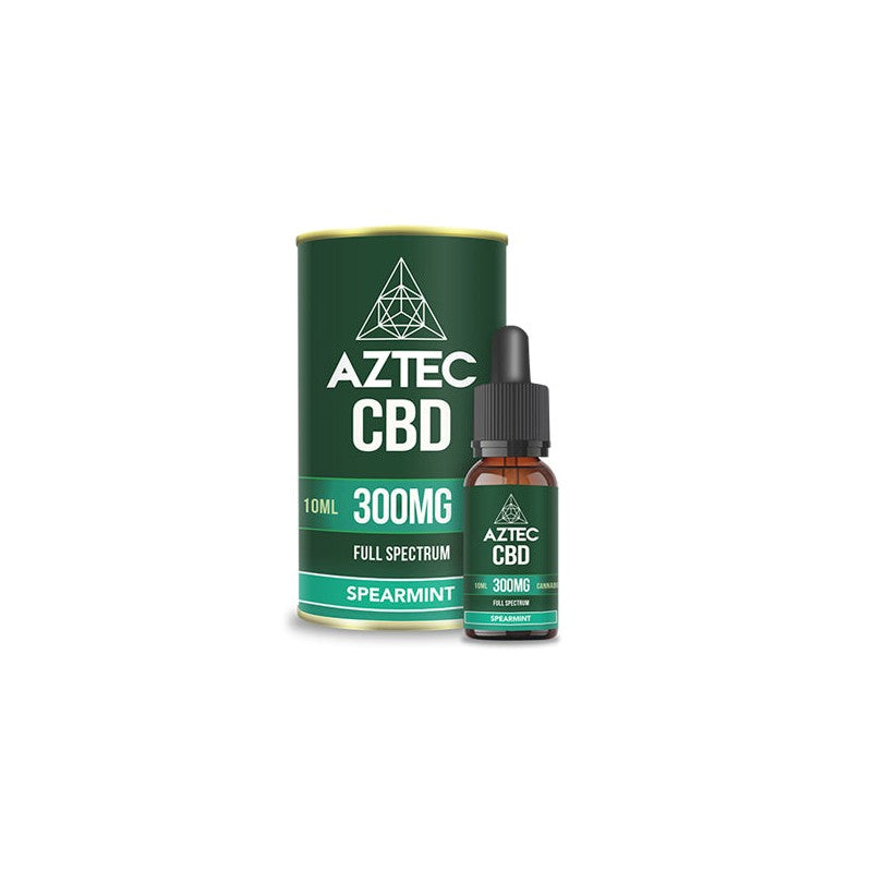 Aztec CBD Full Spectrum Hemp Oil 300mg CBD 10ml