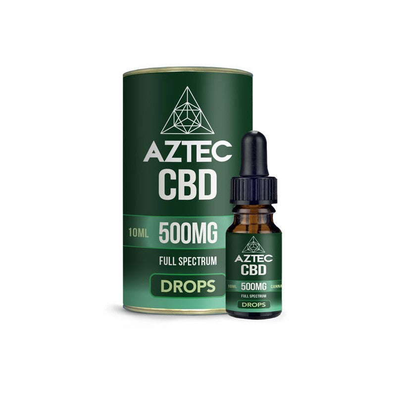 Aztec CBD Full Spectrum Hemp Oil 500mg CBD 10ml