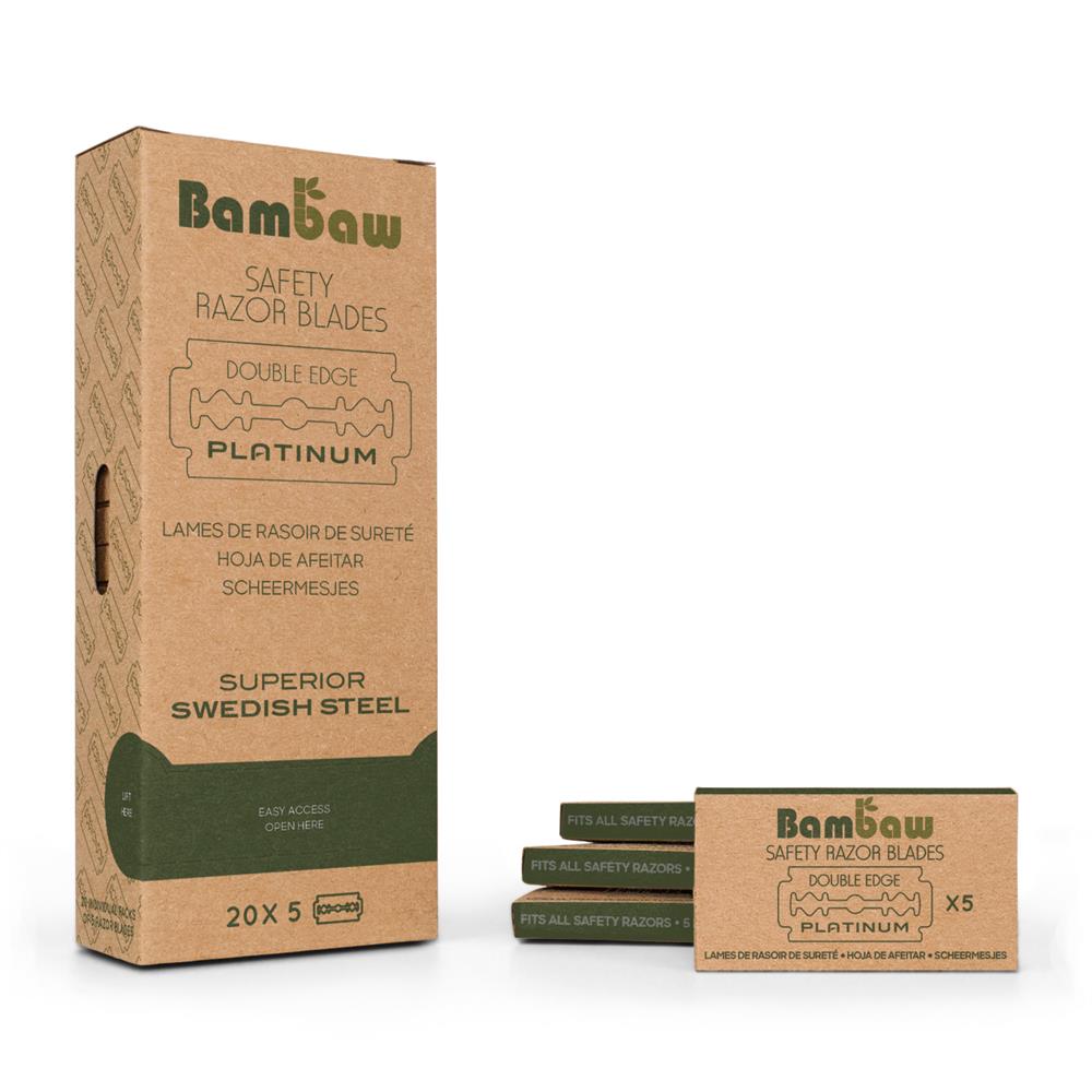 Bambaw | 100 razor blades (20 pack of 5 blades)