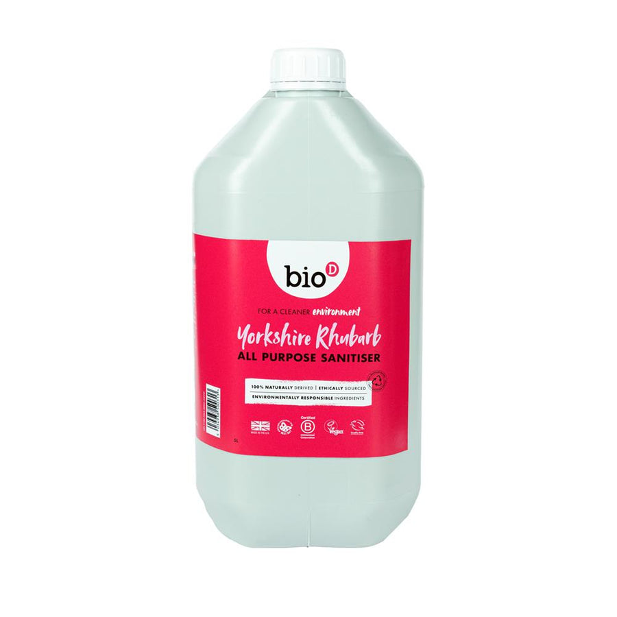 Bio-D Yorkshire Rhubarb All Purpose Sanitiser 5L