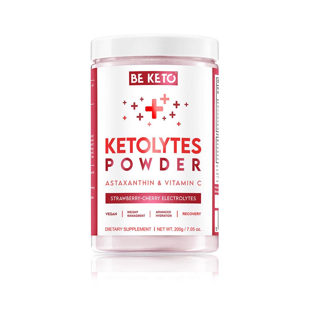 BeKeto - Keto Electrolytes Powder Strawberry Cherry 200g