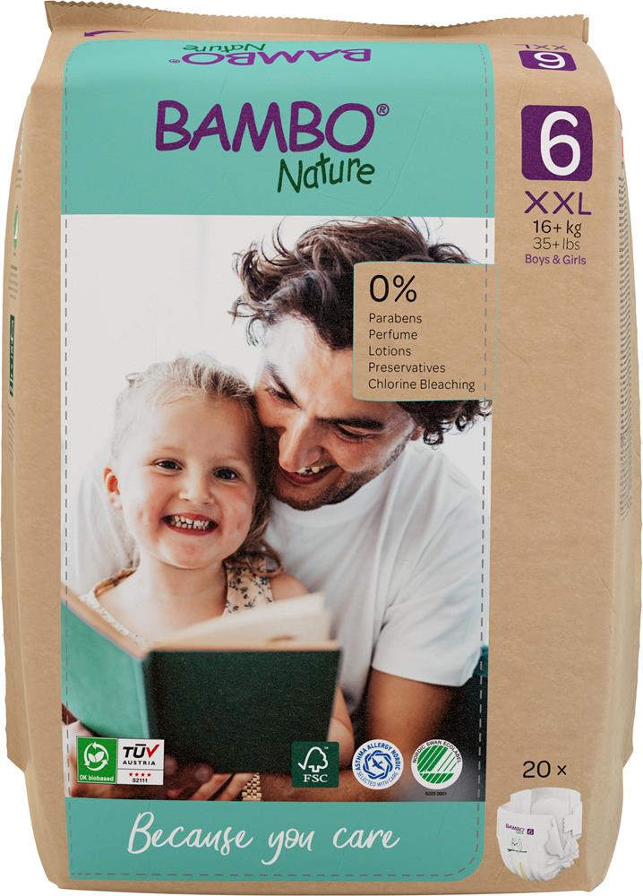 Bambo Nature Eco-Nappy Size 6 - 20 Nappies