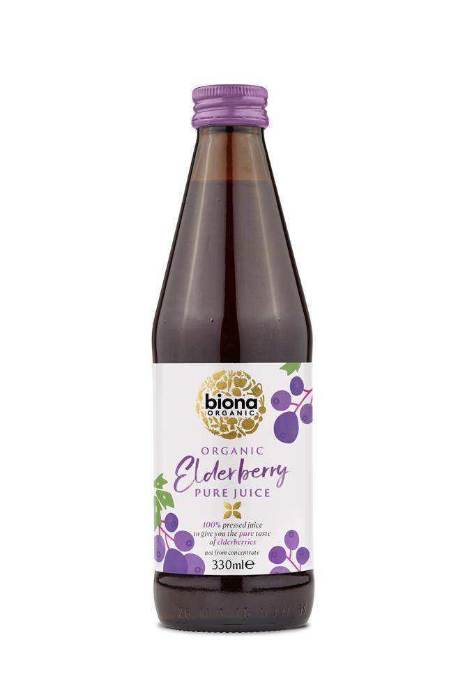 Organic Elderberry Pure Super Juice 330g