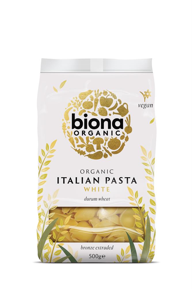 Organic White Conchiglie Pasta 500g