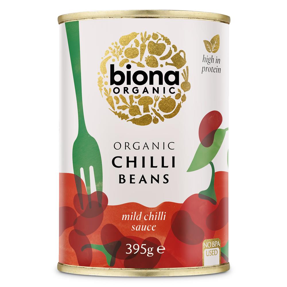 Organic Red Kidney Chilli Beans 395g