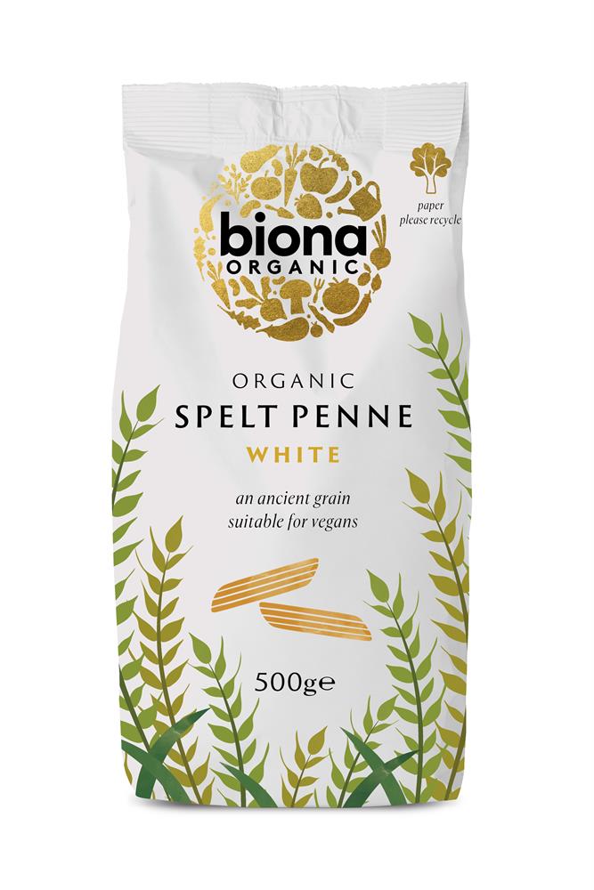 Organic Spelt White Penne Pasta 500g