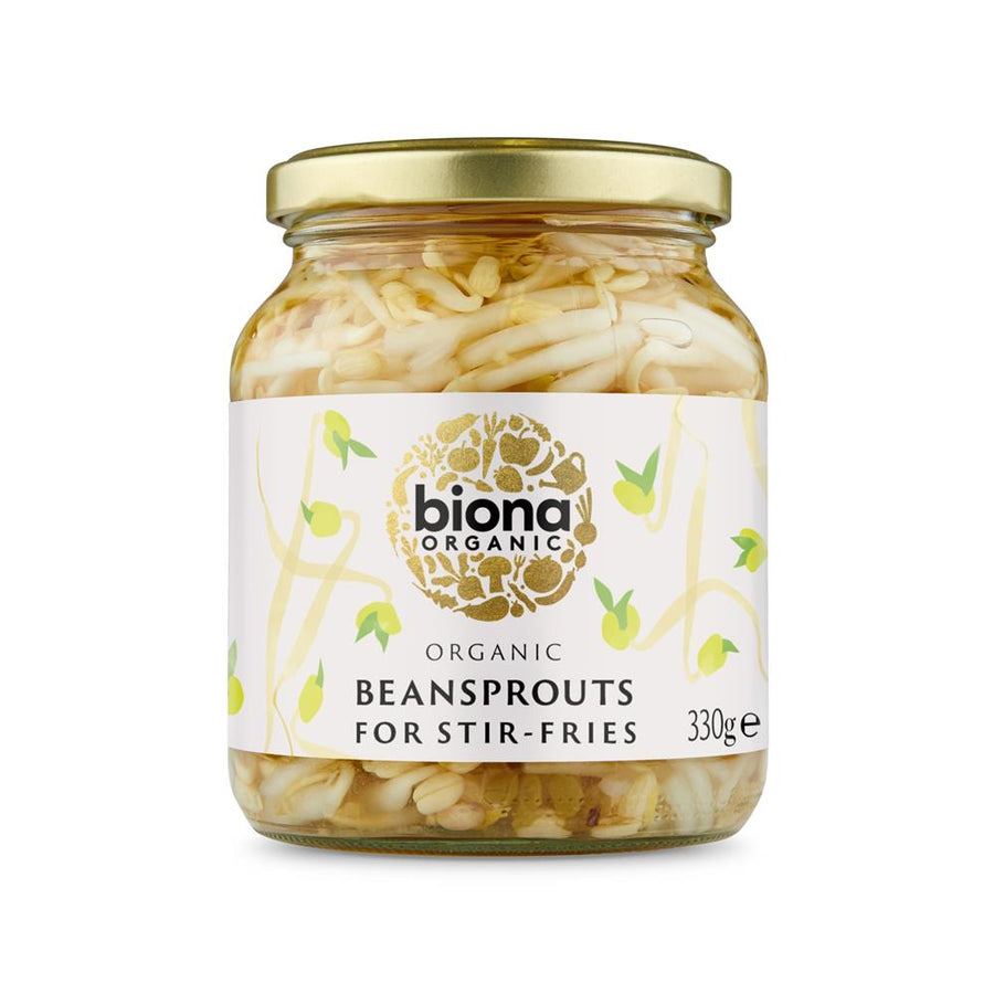 Organic Bean Sprouts - in Glass Jar 330g