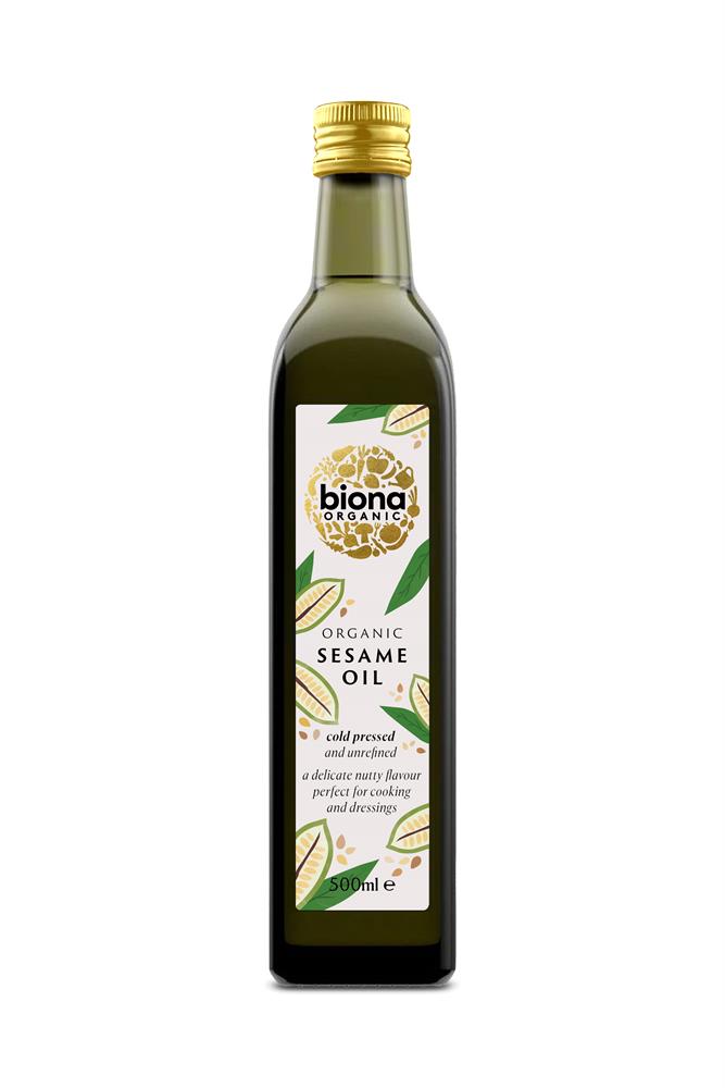 Organic Cold-Pressed Sesame Oil 500ml