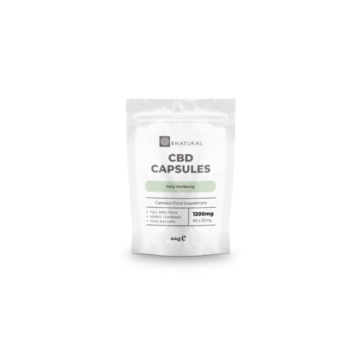 Bnatural 1200mg CBD Vegan Capsules - 60 Caps