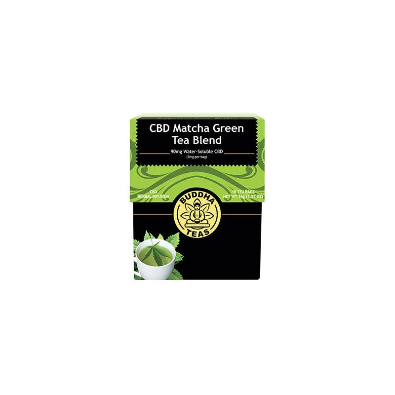 Buddha Teas 5mg CBD Tea Bags - Matcha Green Tea Blend