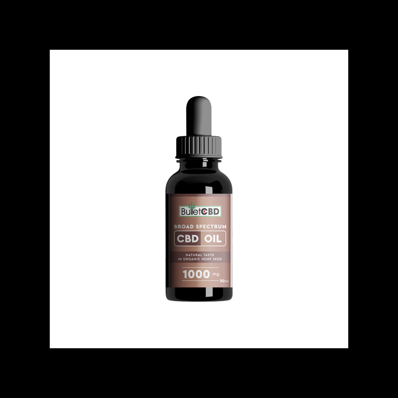 Bullet CBD 1000mg Broad Spectrum CBD Oil - 30ml