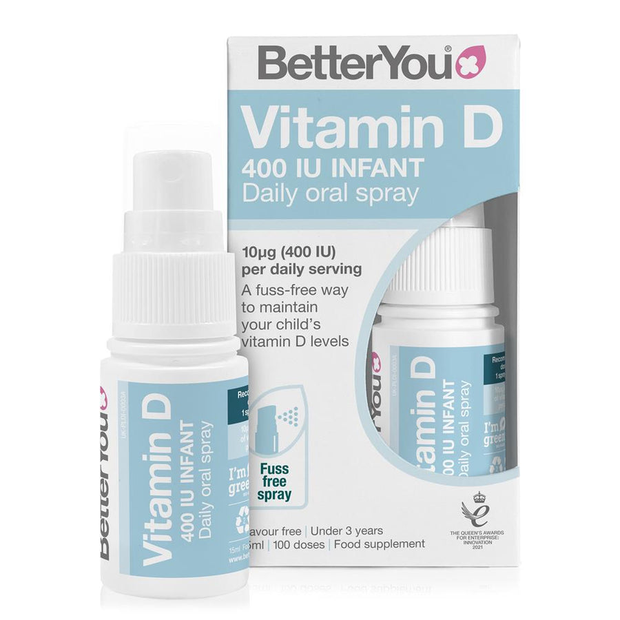 DLuxInfant Vit D Oral Spray 15ml 400IU (10ug) of vitamin D3