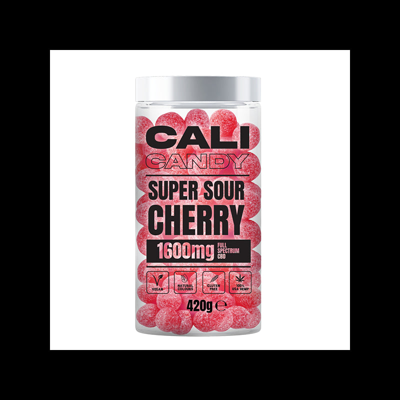 CALI CANDY 1600mg Full Spectrum CBD Vegan Sweets (Large) - 10 Flavours