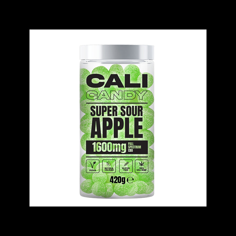 CALI CANDY 1600mg Full Spectrum CBD Vegan Sweets (Large) - 10 Flavours