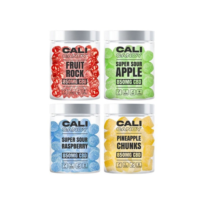 CALI CANDY 850mg Full Spectrum CBD Vegan Sweets (Small) - 10 Flavours