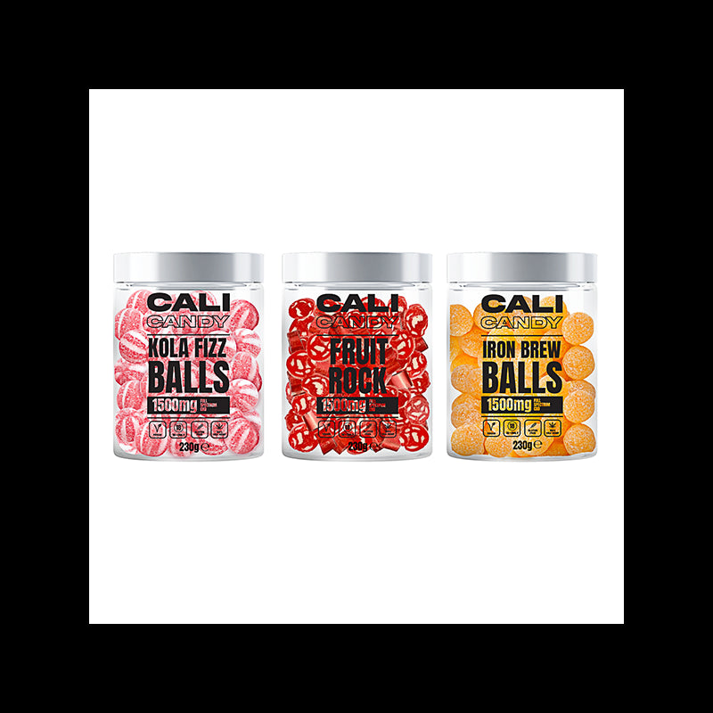 CALI CANDY MAX 1500mg Full Spectrum CBD Vegan Sweets  - 10 Flavours