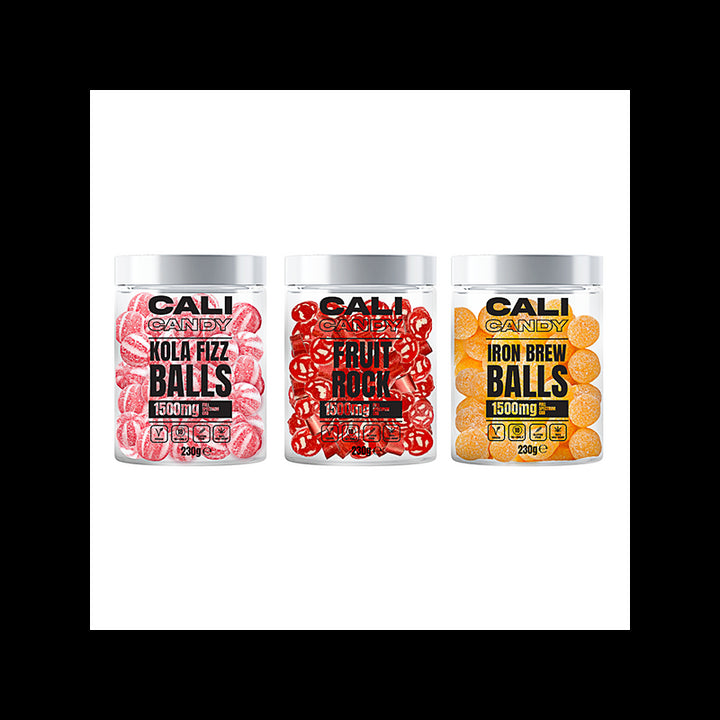 CALI CANDY MAX 1500mg Full Spectrum CBD Vegan Sweets  - 10 Flavours