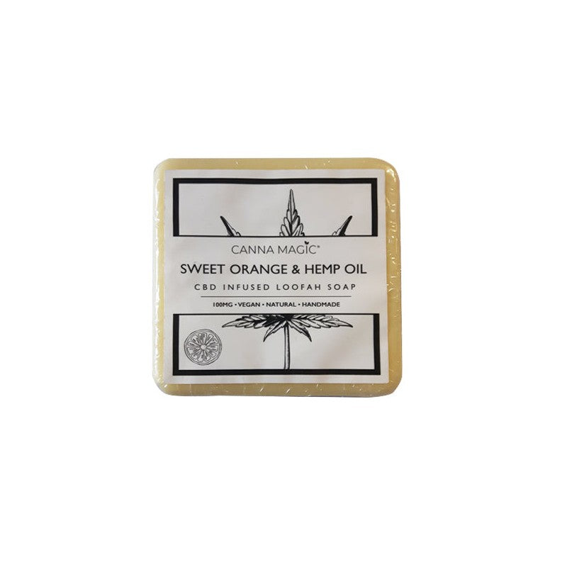 Canna Magic 100mg CBD Sweet Orange & Hemp Oil Soap 145g