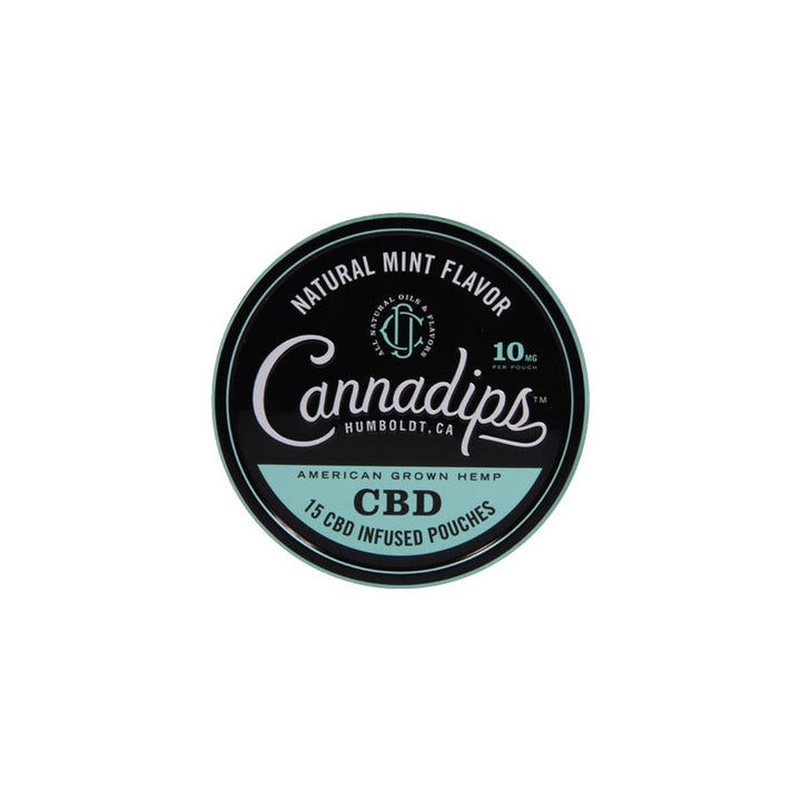 Cannadips 150mg CBD Snus Pouches - Natural Mint