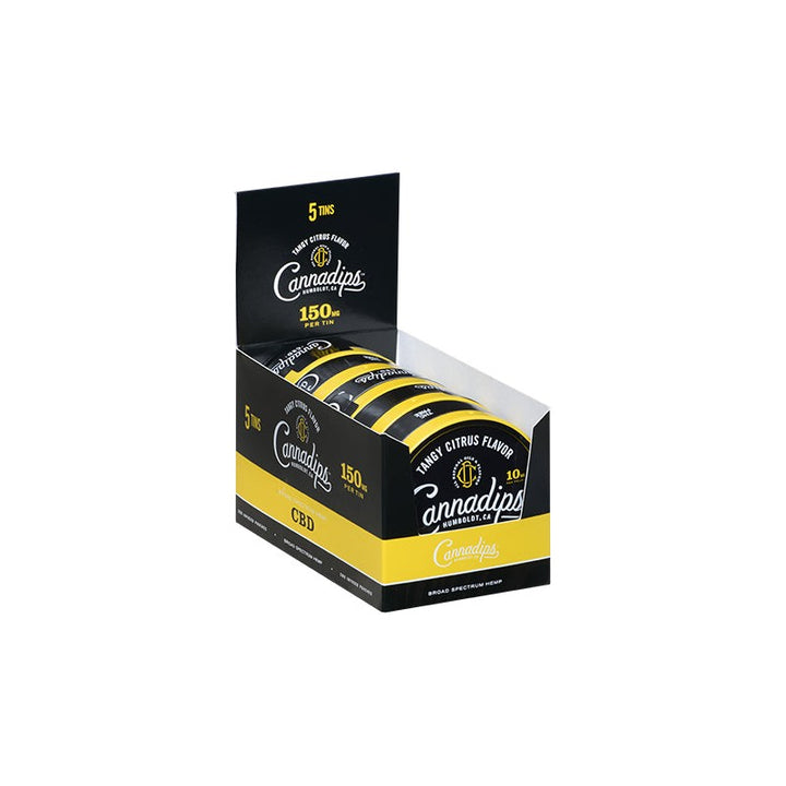 Cannadips 150mg CBD Snus Pouches - Tangy Citrus