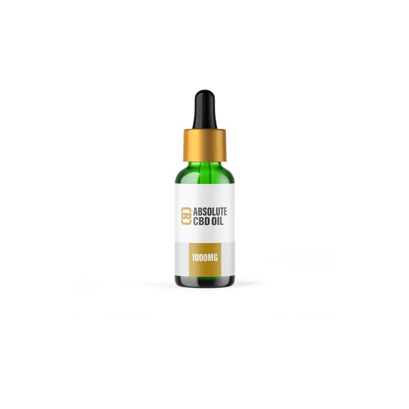 CBD Asylum 1000mg Absolute CBD Oil 20ml (BUY 1 GET 2 FREE)