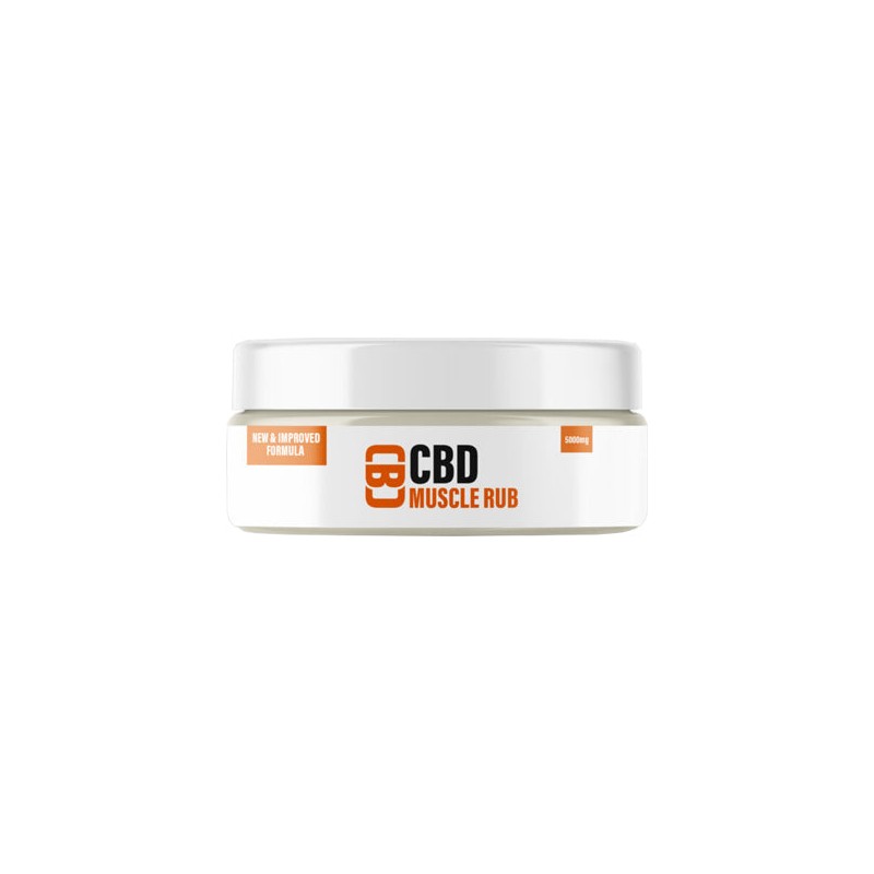 CBD Asylum 5000mg CBD 100ml Muscle Rub Balm (BUY 1 GET 2 FREE)