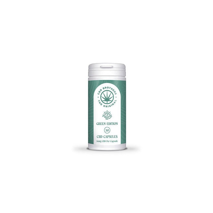 CBD Brothers Green Edition 420mg CBD-CBDA Vegan Capsules - 30 Caps