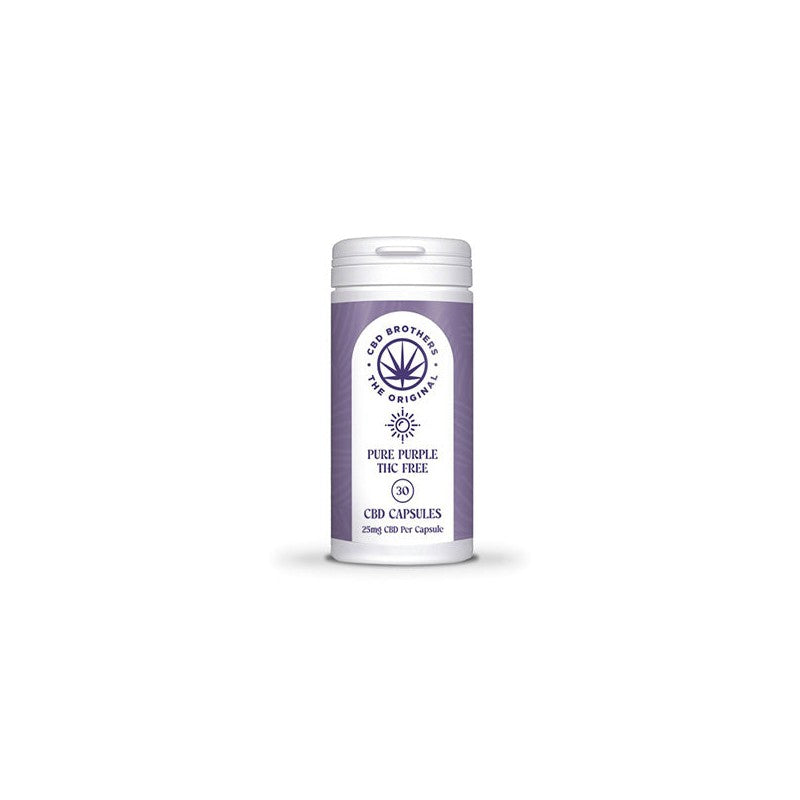 CBD Brothers Pure Purple 750mg CBD Vegan Capsules - 30 Caps