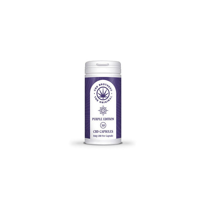 CBD Brothers Purple Edition 240mg CBD-CBDA Vegan Capsules - 30 Caps