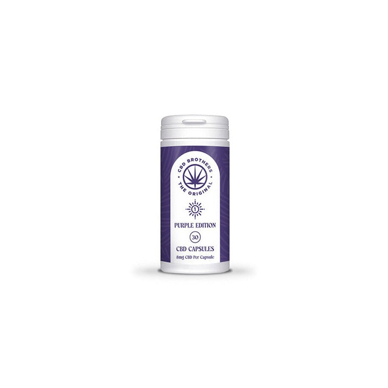 CBD Brothers Purple Edition 240mg CBD-CBDA Vegan Capsules - 30 Caps