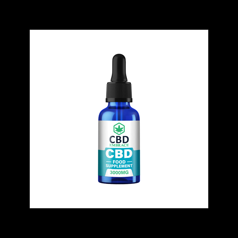 CBD Embrace 3000mg Full Spectrum CBD Food Supplement - 30ml