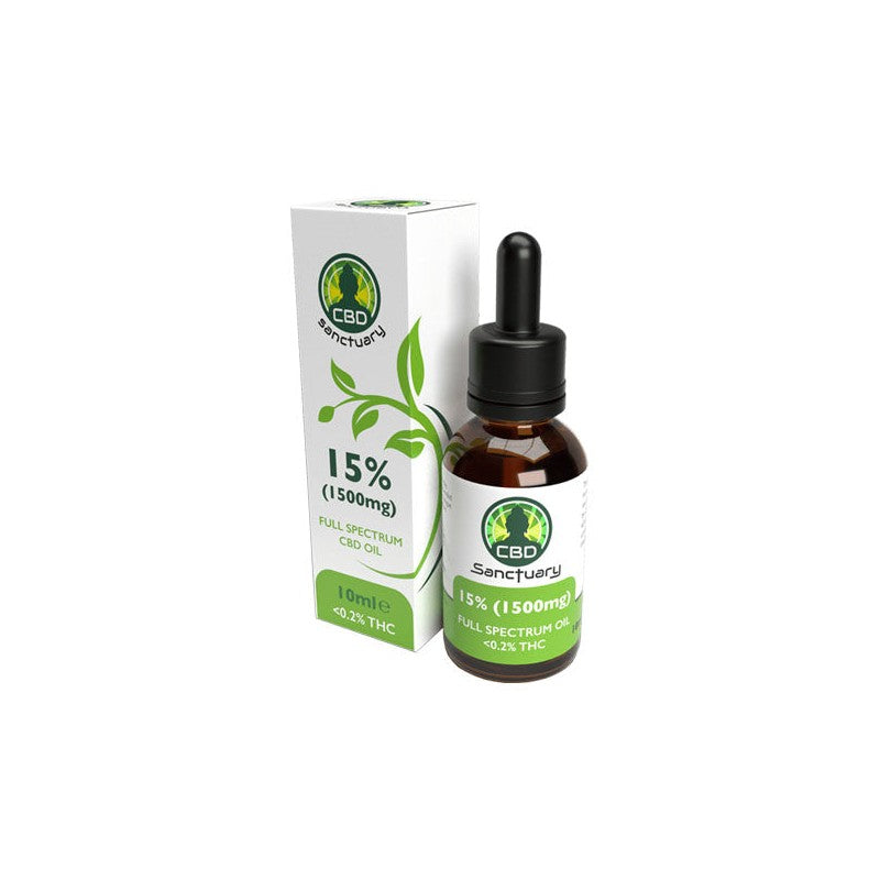 CBD Sanctuary 1500mg CBD Full Spectrum Oil - 10ml