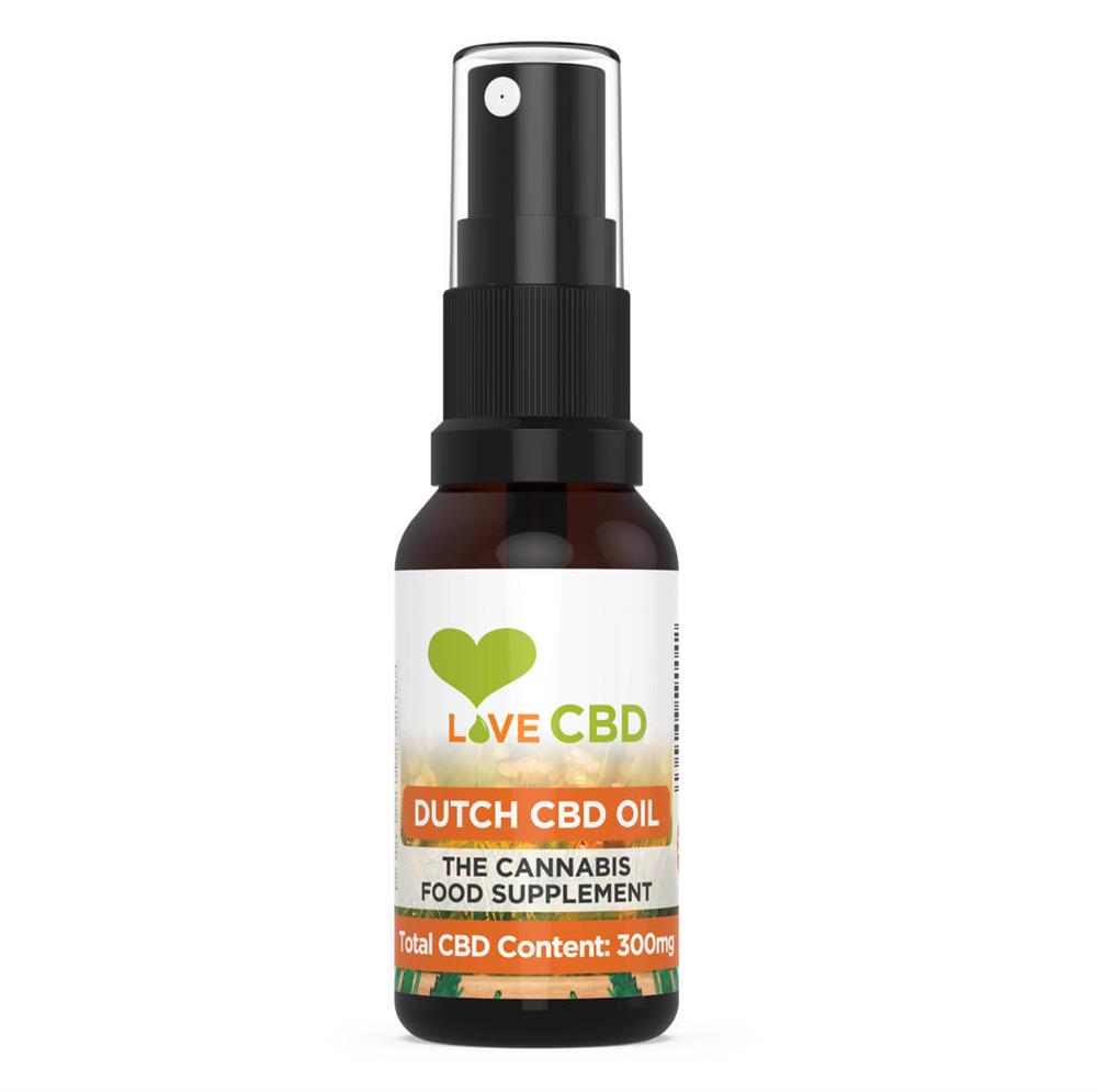 Love CBD Dutch 300mg CBD oil 20ml