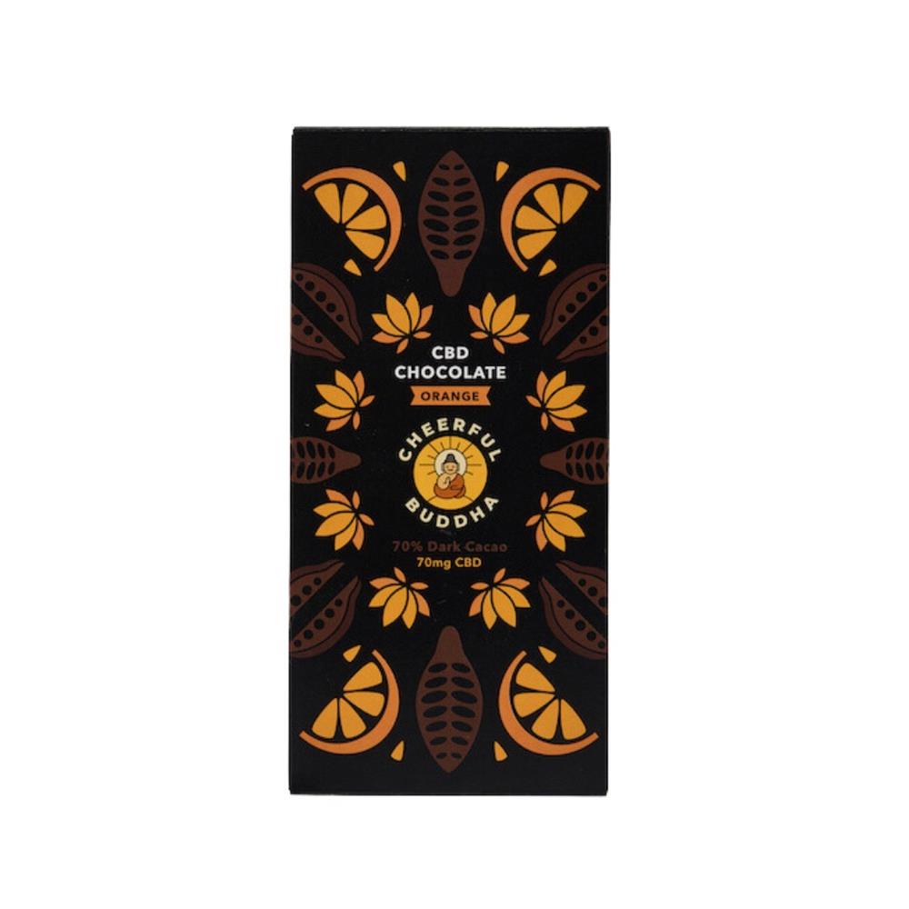 Cheerful Buddha CBD Infused Chocolate (Orange) - 70g