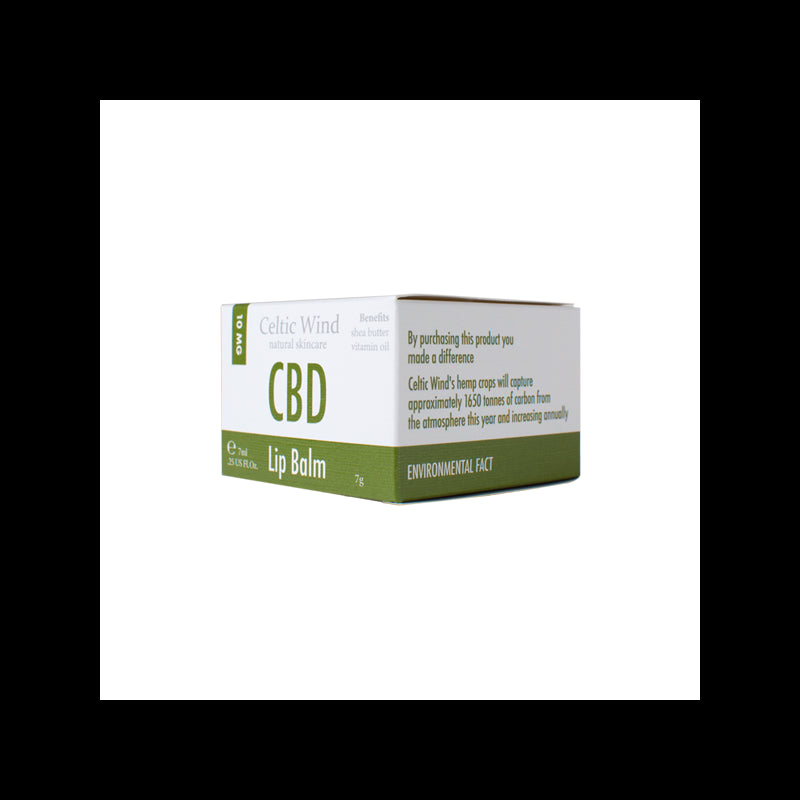 Celtic Wind Crops 10mg CBD Lip Balm - 7ml (BUY 1 GET 1 FREE)