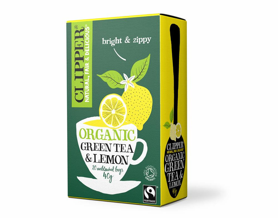 Clipper Organic Green & Lemon 20 Tea bags