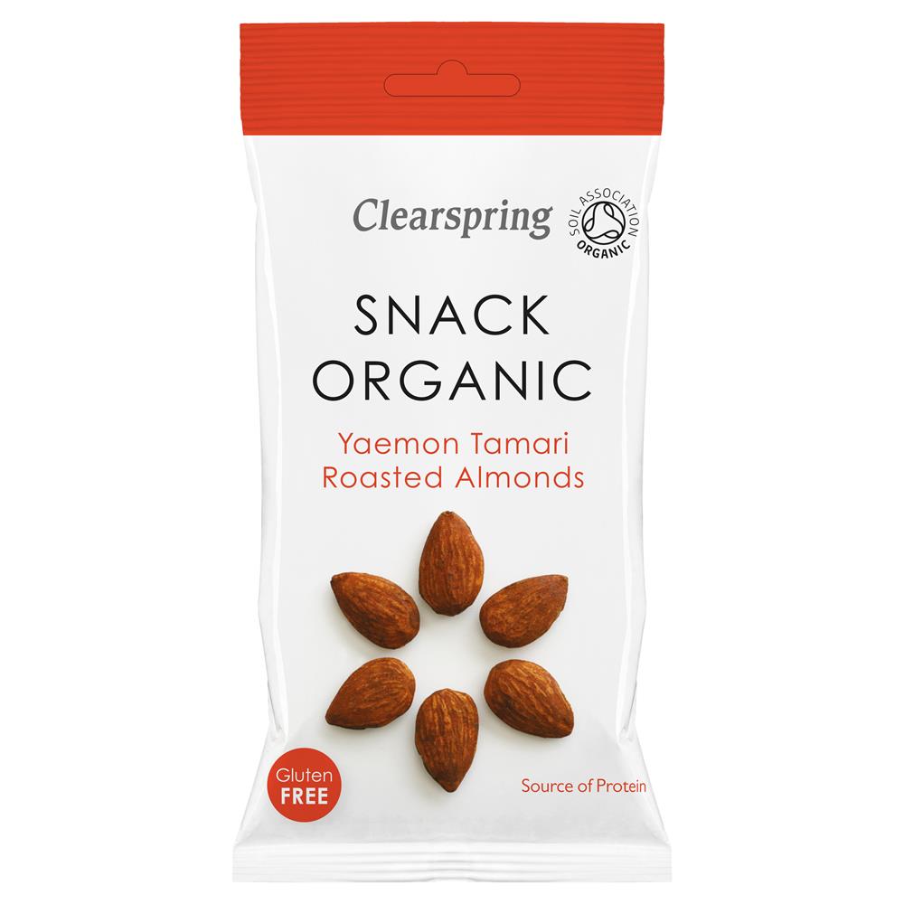 Snack Organic Tamari Roasted Sicilian Almonds 30g