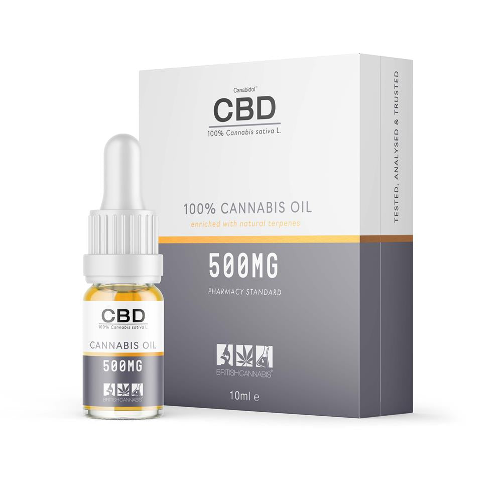 Canabidol CBD Oil Dropper 500mg 10ml