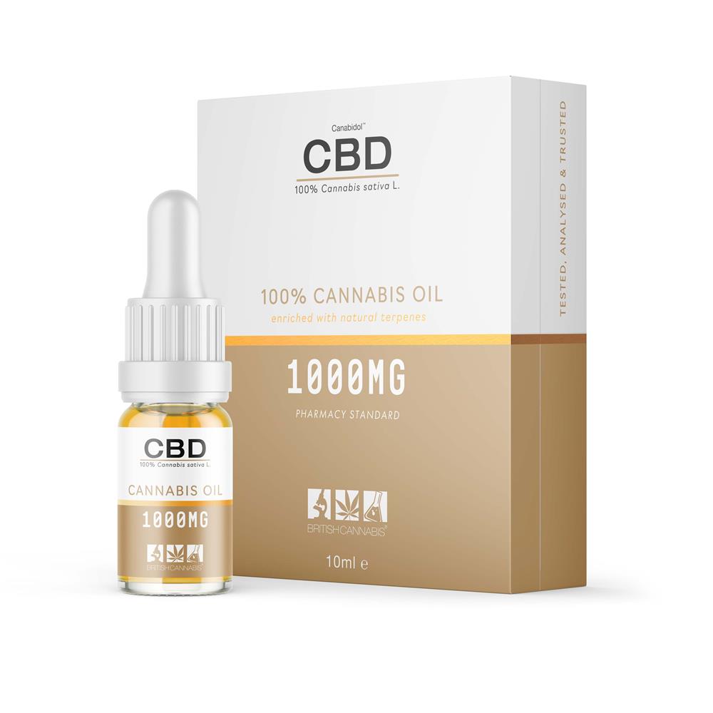 Canabidol CBD Oil Dropper 1000mg 10ml