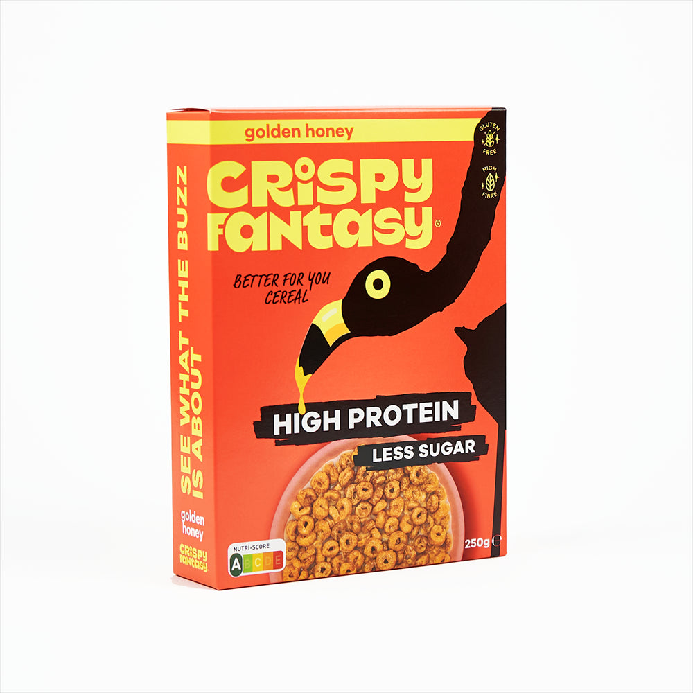 Crispy Fantasy Golden Honey - High Protein Cereal 250g