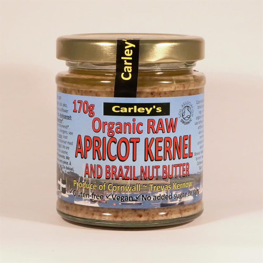 Organic Raw Apricot Kernel & Brazilnut Butter 170g