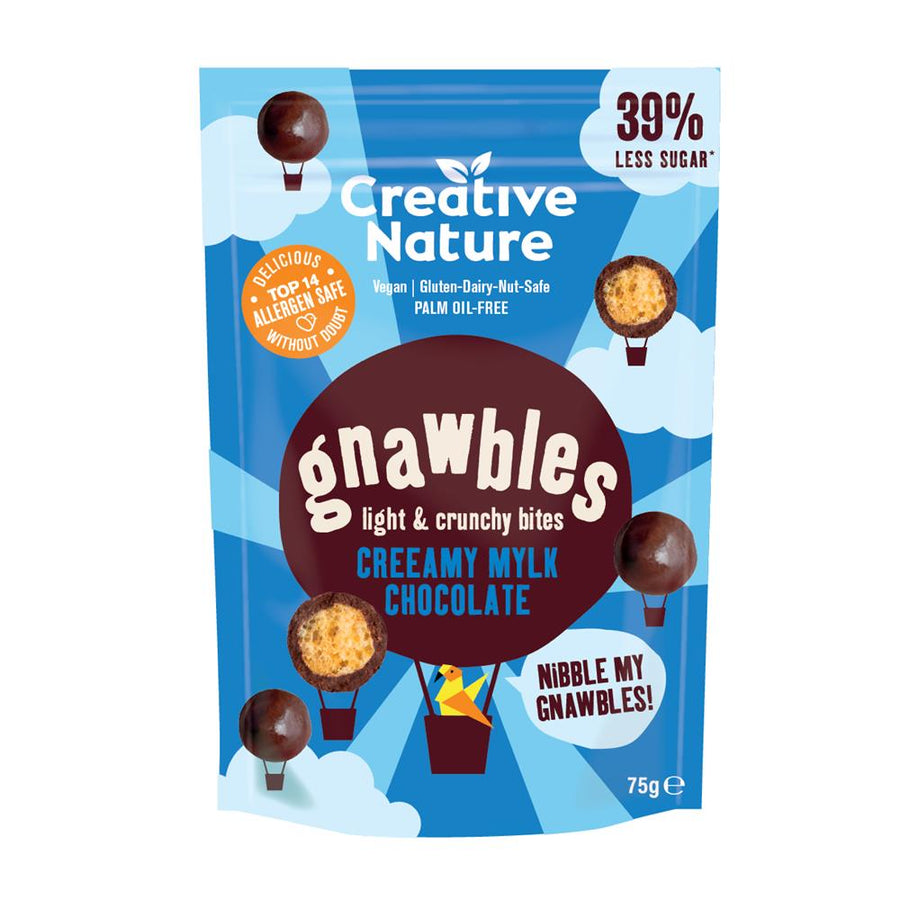 Gnawbles Creamy Mylk Chocolate 75g