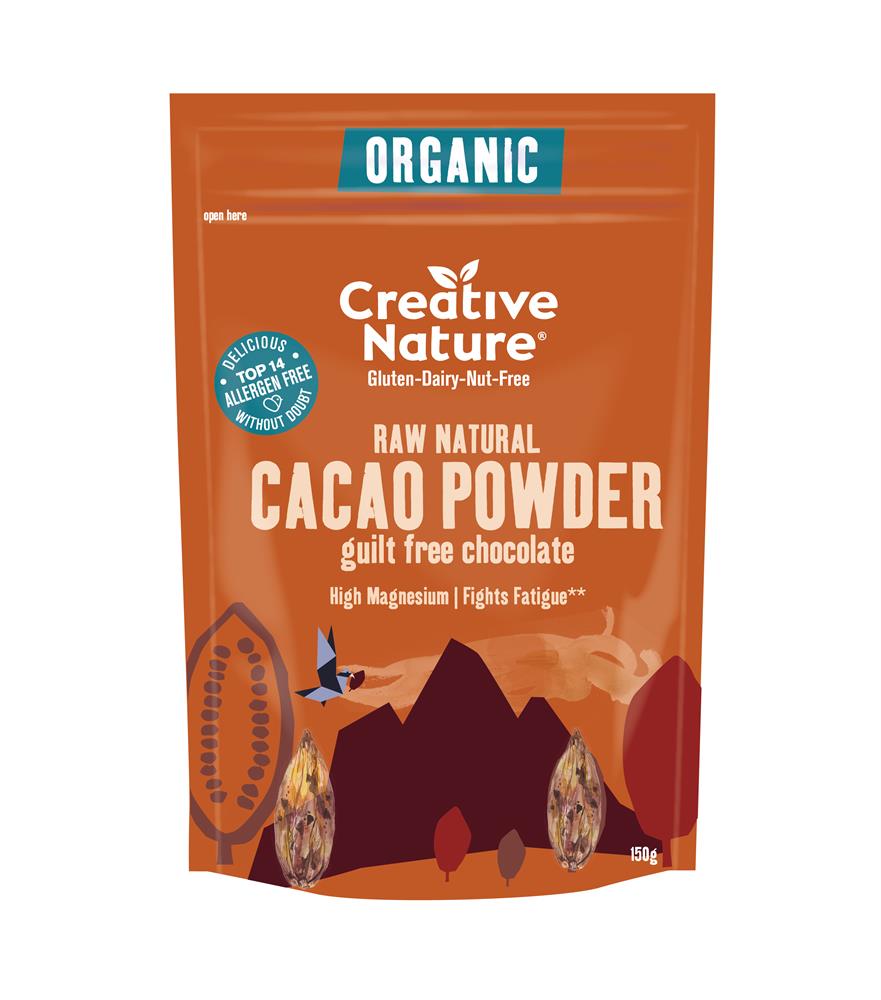 Organic Peruvian Raw Cacao Powder 150g