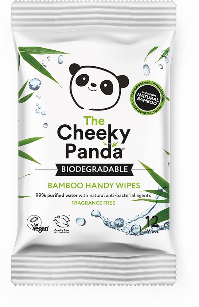 Biodegradable Bamboo Handy Wipes 12 Wipes