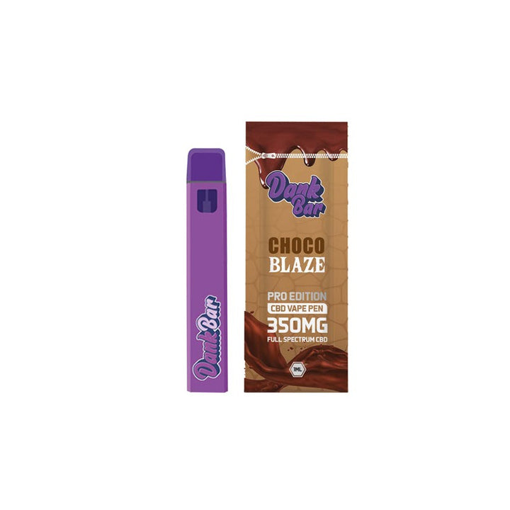 Dank Bar Pro Edition 350mg Full Spectrum CBD Vape Disposable by Purple Dank - 12 flavours