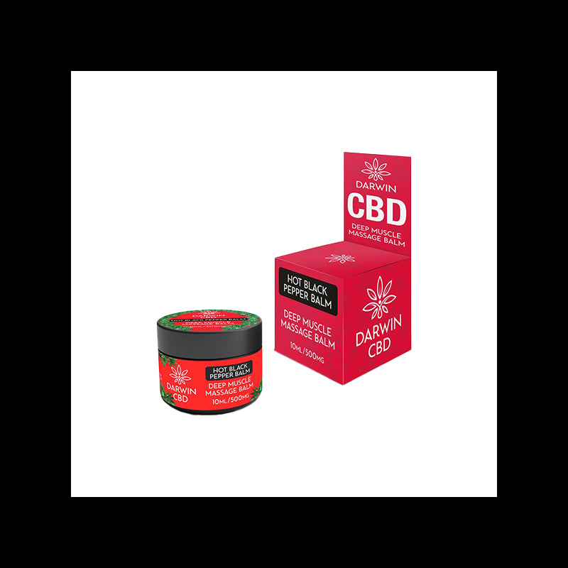 Darwin CBD 500mg Hot Black Pepper Balm - 10ml