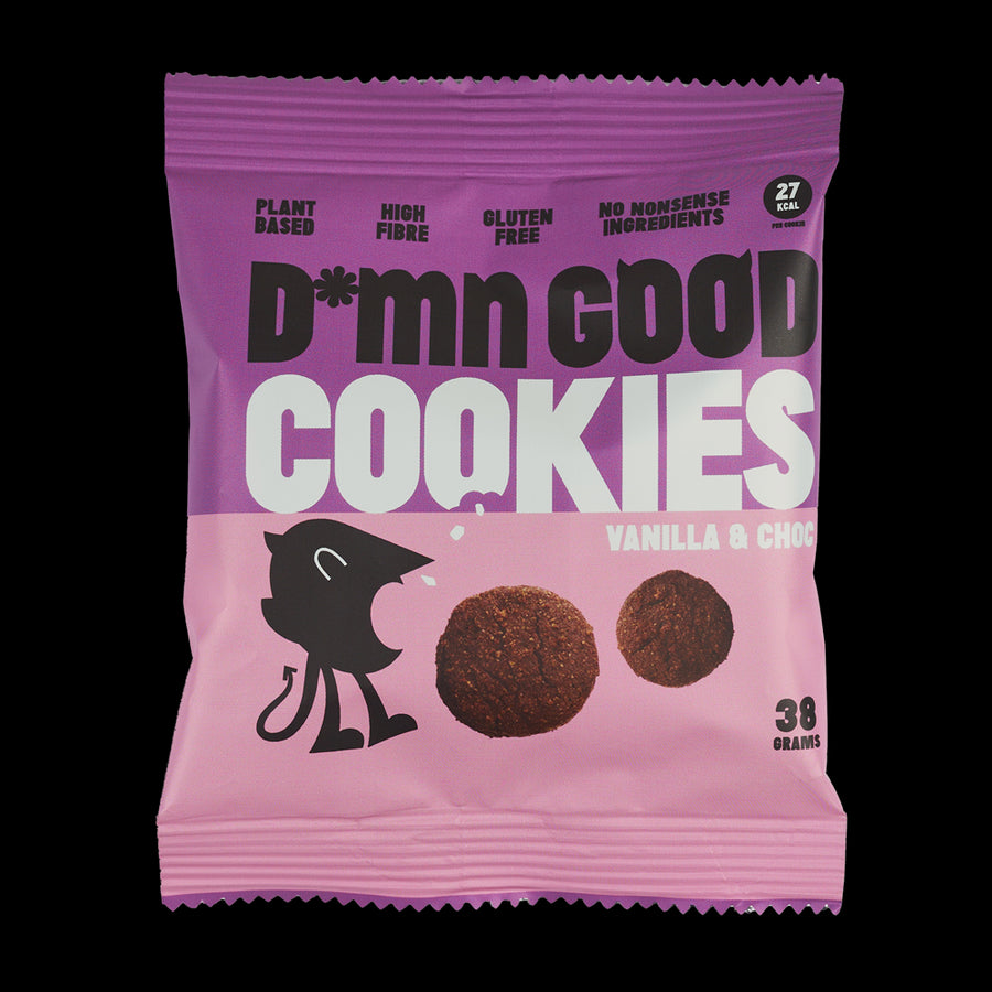 D*MN GOOD Vegan Vanilla & Chocolate Cookies 38g